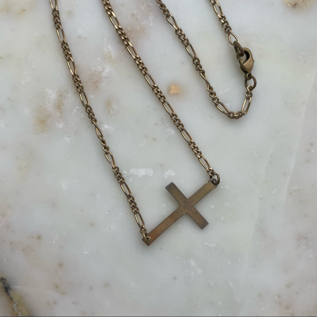 Short Cross Necklace